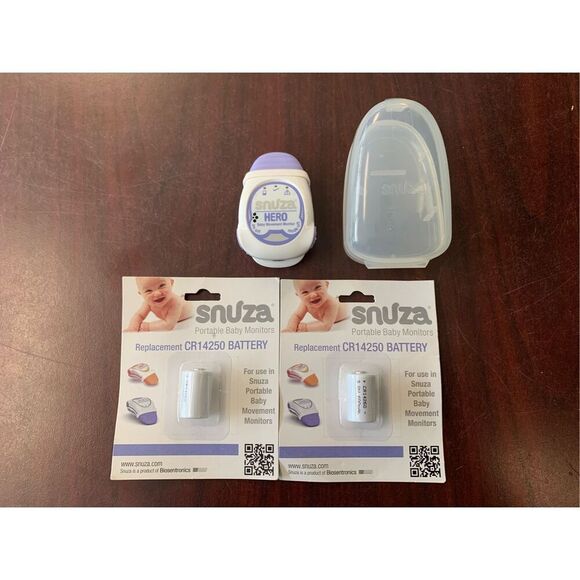 Snuza Hero Portable Baby Movement Monitor Wearable Alarm Vibration WORKS + Extra - Picture 3 of 3